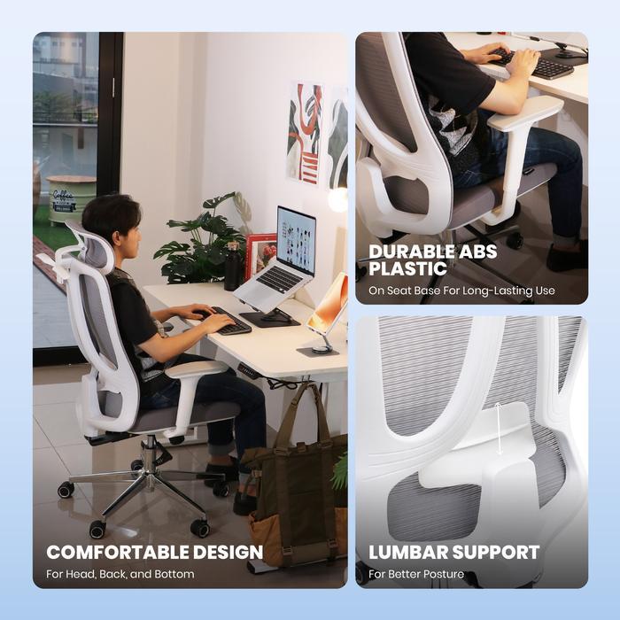 Rexus Ergonomic Chair NC-3 / NC3 - Furniture Kursi Kantor Ergonomis - Image 2