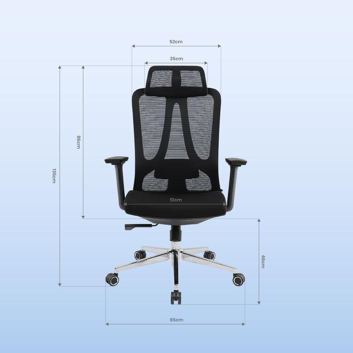 Rexus Ergonomic Chair NC-3 / NC3 - Furniture Kursi Kantor Ergonomis - Image 5