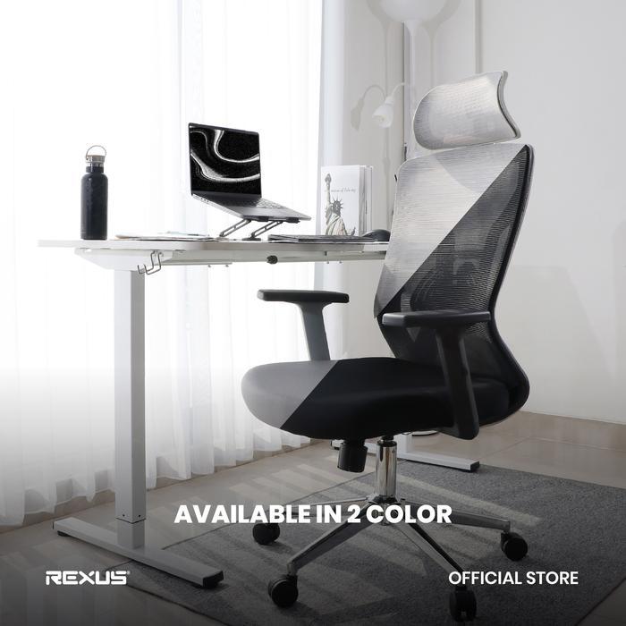 Rexus Ergonomic Office Chair NC-4 / NC4 - Furniture Kursi Kantor Ergonomis, Sandaran Adjustable, Roda Kokoh - Image 4