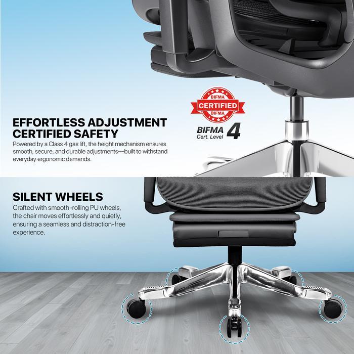 Fantech Venice Office Chair CW1 Kursi Kantor Ergonomis Kursi Kerja Dengan Lumbar Support - Image 6
