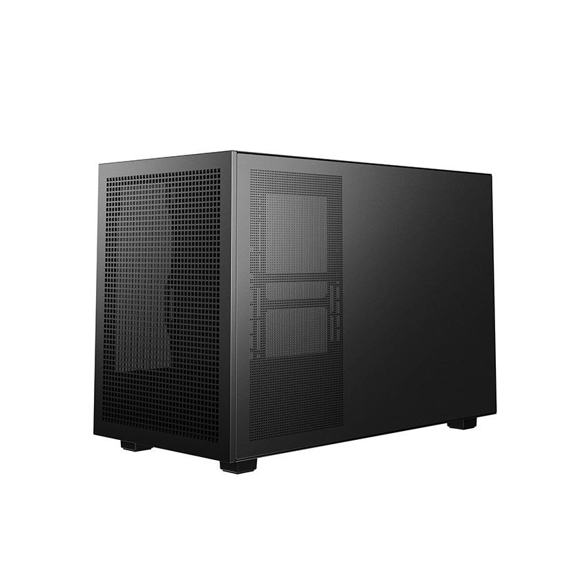 DeepCool CH260 Wood M-ATX PC CPU Case - Tempered Glass Casing - Image 5