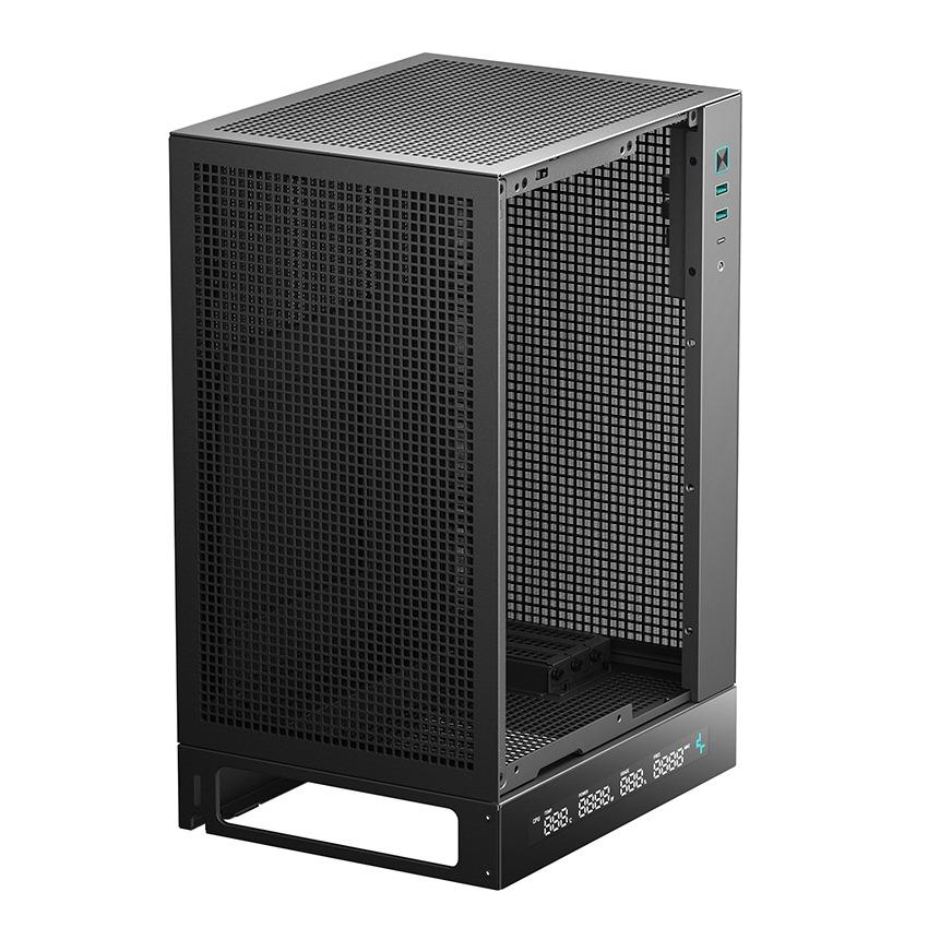 DeepCool CH170 Plus Digital Vertical M-ATX CPU PC Case - Tempered Glass Casing - Image 2