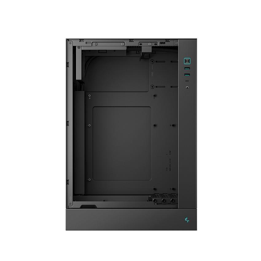 DeepCool CH170 Plus Vertical M-ATX PC CPU Case - Tempered Glass Casing - Image 3