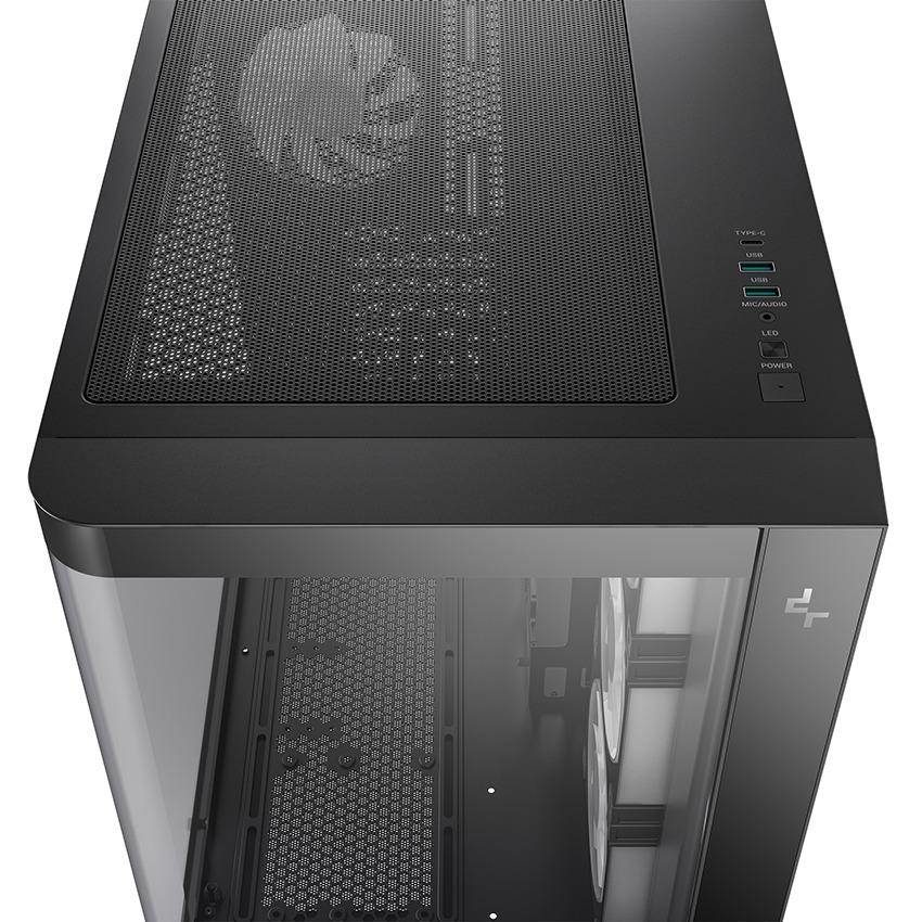 DeepCool CG530U 4F ATX PC CPU Case - Tempered Glass Casing - Image 5