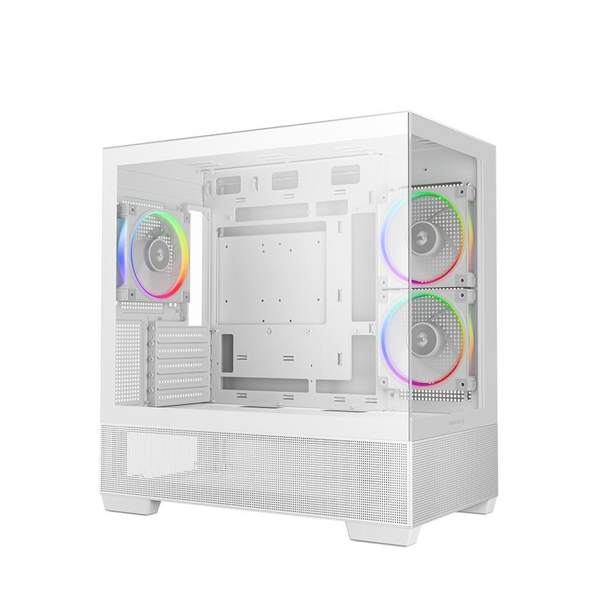 DeepCool CG380 3F M-ATX PC CPU Case - Tempered Glass Casing - Image 7
