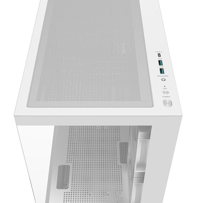 DeepCool CG380 3F M-ATX PC CPU Case - Tempered Glass Casing - Image 9