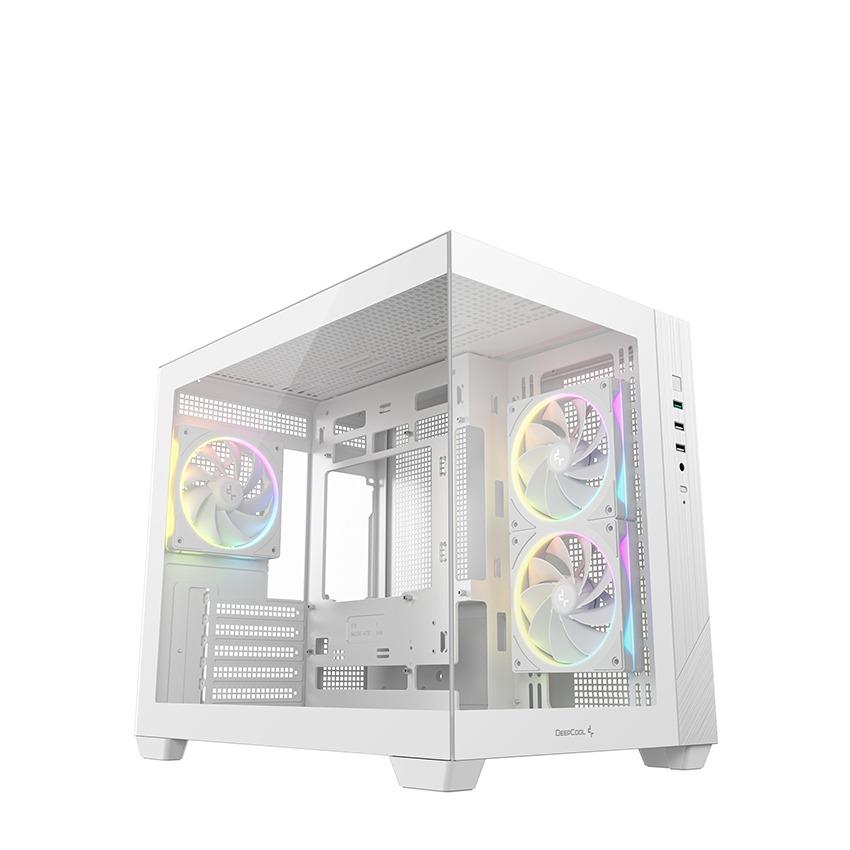 DeepCool CG330 3F M-ATX PC CPU Case - Tempered Glass Casing - Image 3