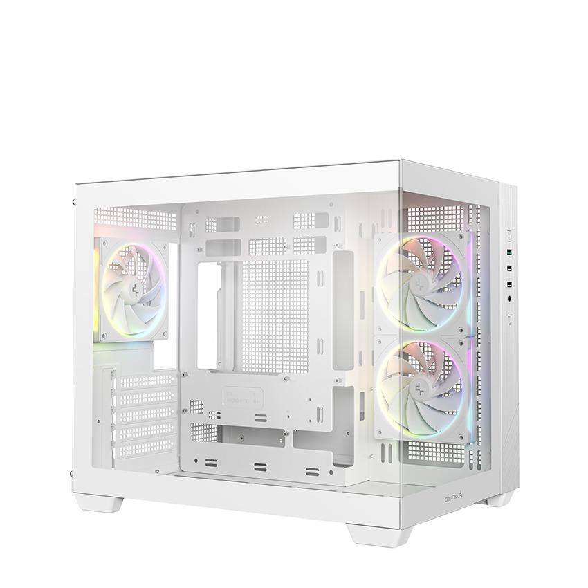 DeepCool CG330 3F M-ATX PC CPU Case - Tempered Glass Casing - Image 4