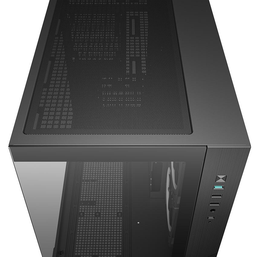 DeepCool CG330 3F M-ATX PC CPU Case - Tempered Glass Casing - Image 5