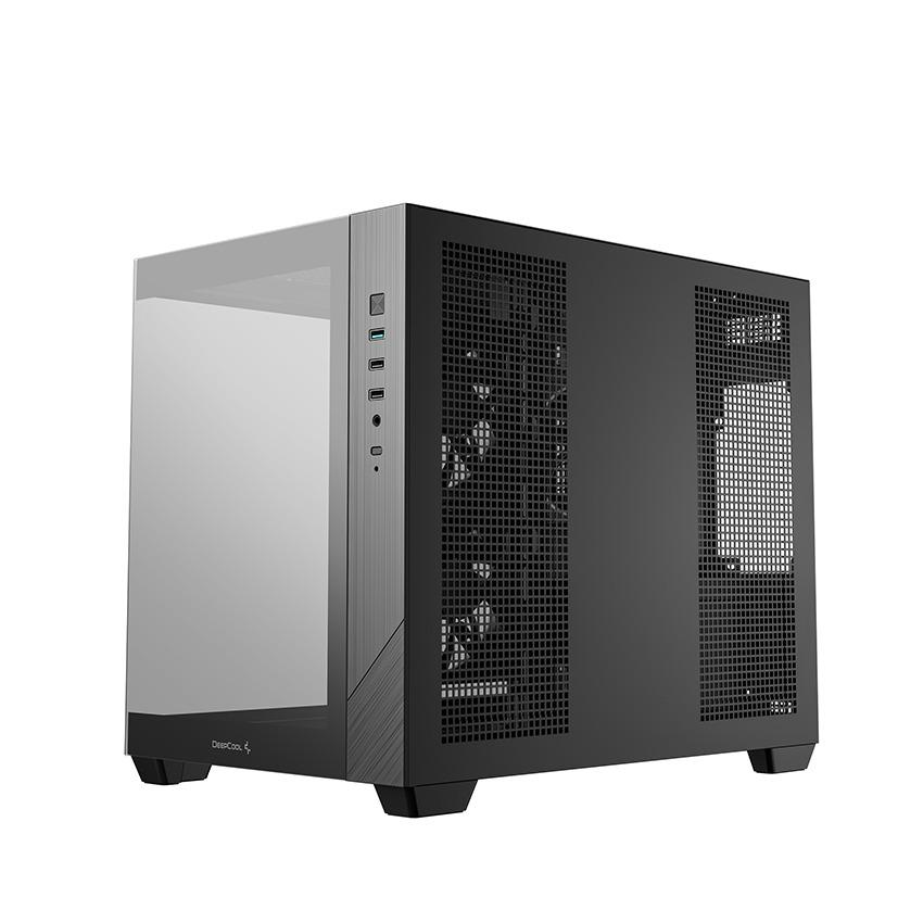 DeepCool CG330 3F M-ATX PC CPU Case - Tempered Glass Casing - Image 7