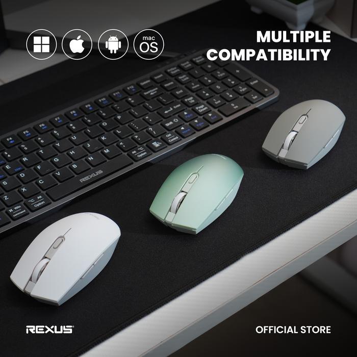 Rexus Q60 Wireless Office Mouse Silent Click Up to 3 Years Battery Life - Image 3