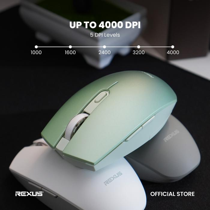 Rexus Q60 Wireless Office Mouse Silent Click Up to 3 Years Battery Life - Image 4
