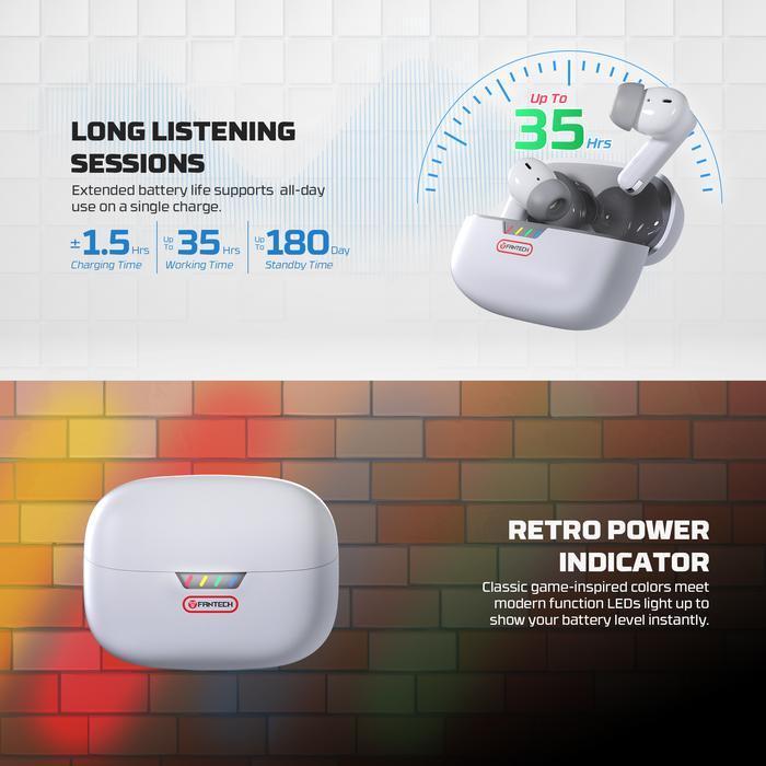 Fantech Mithril ANC TX4 TWS Bluetooth 5.4 Gaming Low Latency Bass Maxfit Edition - Image 8