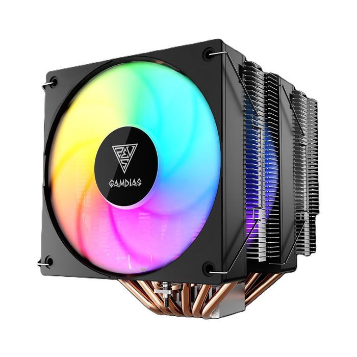GAMDIAS Boreas M1-620 ARGB Dual Tower - CPU Air Cooler Fan Intel & AMD - Image 2