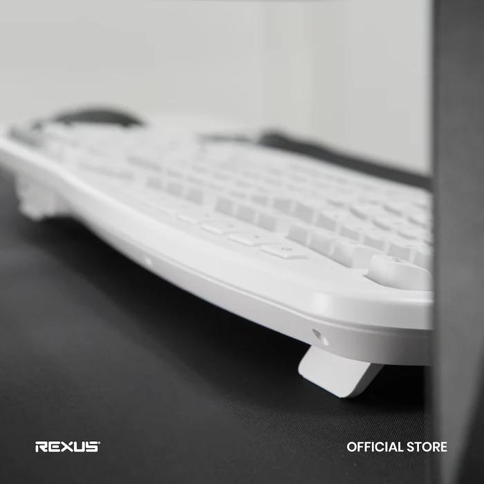 Rexus Ercho KL280 Keyboard Wireless Ergonomic with AI Shortcut Key - Image 6