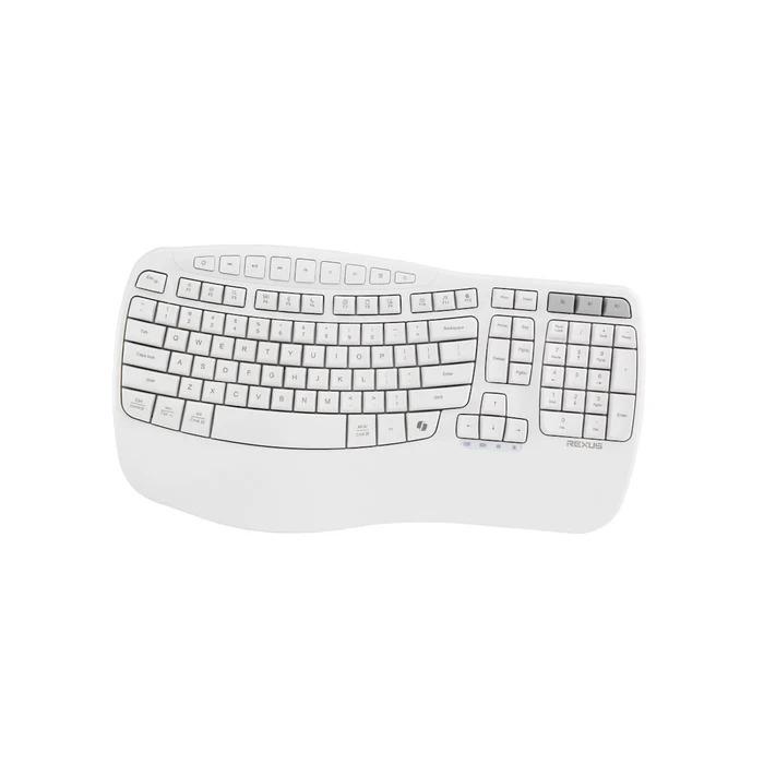 Rexus Ercho KL280 Keyboard Wireless Ergonomic with AI Shortcut Key - Image 8