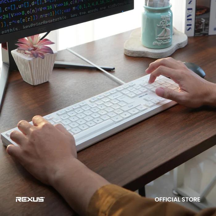 Rexus K293 Keyboard Office Wired Full Size Membrane - Image 4