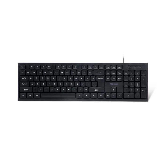 Rexus K293 Keyboard Office Wired Full Size Membrane - Image 6
