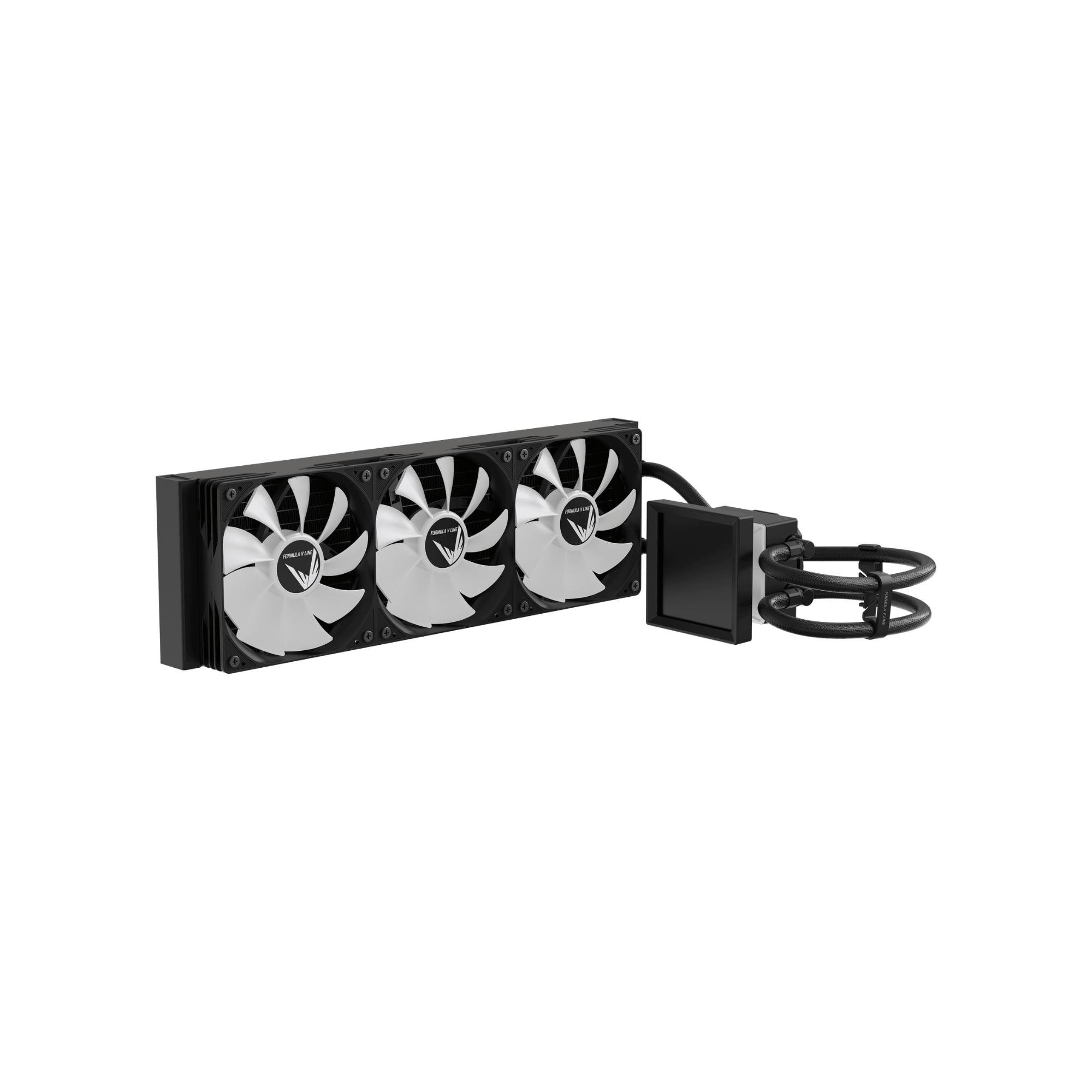 Formula V-Line Ice Jet Vision 360 ARGB - CPU AIO Liquid Cooler Fan 360mm with LCD Display - Image 3