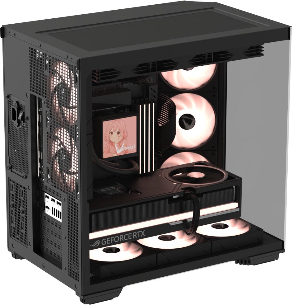 Formula V-Line Crystal Z7 PA PC Case - Tempered Glass Casing - Image 3