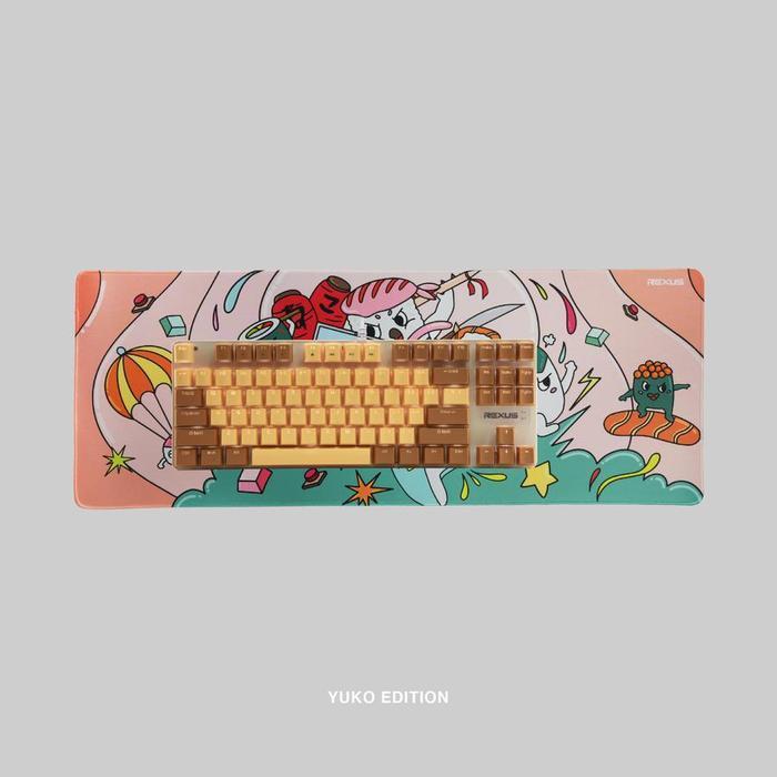 Rexus New Ayaka Series KG7-10 Bundling Keyboard Gaming TKL & Mousepad - Image 6