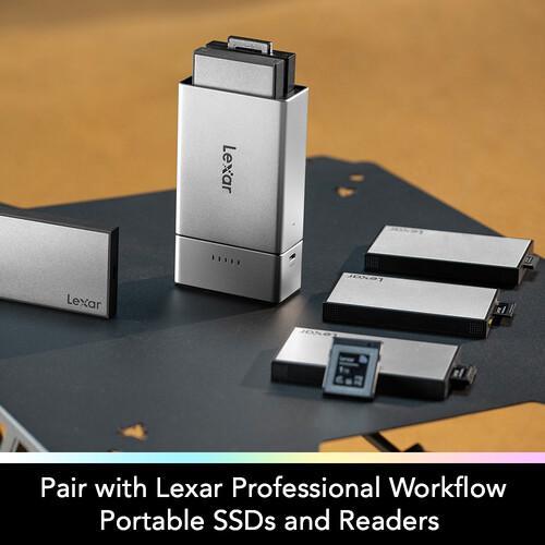 Lexar Professional Workflow Go Docking Station 2-bay Reader - Image 5