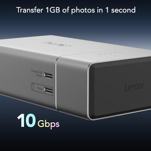 Lexar Professional Workflow Go Docking Station 2-bay Reader - Image 6