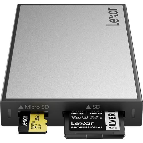 Lexar Professional Workflow UHS-II SD & micro SD Card Reader USB Type-C - Image 2