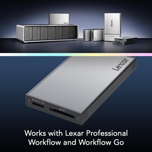 Lexar Professional Workflow UHS-II SD & micro SD Card Reader USB Type-C - Image 5