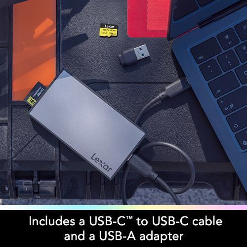 Lexar Professional Workflow UHS-II SD & micro SD Card Reader USB Type-C - Image 6