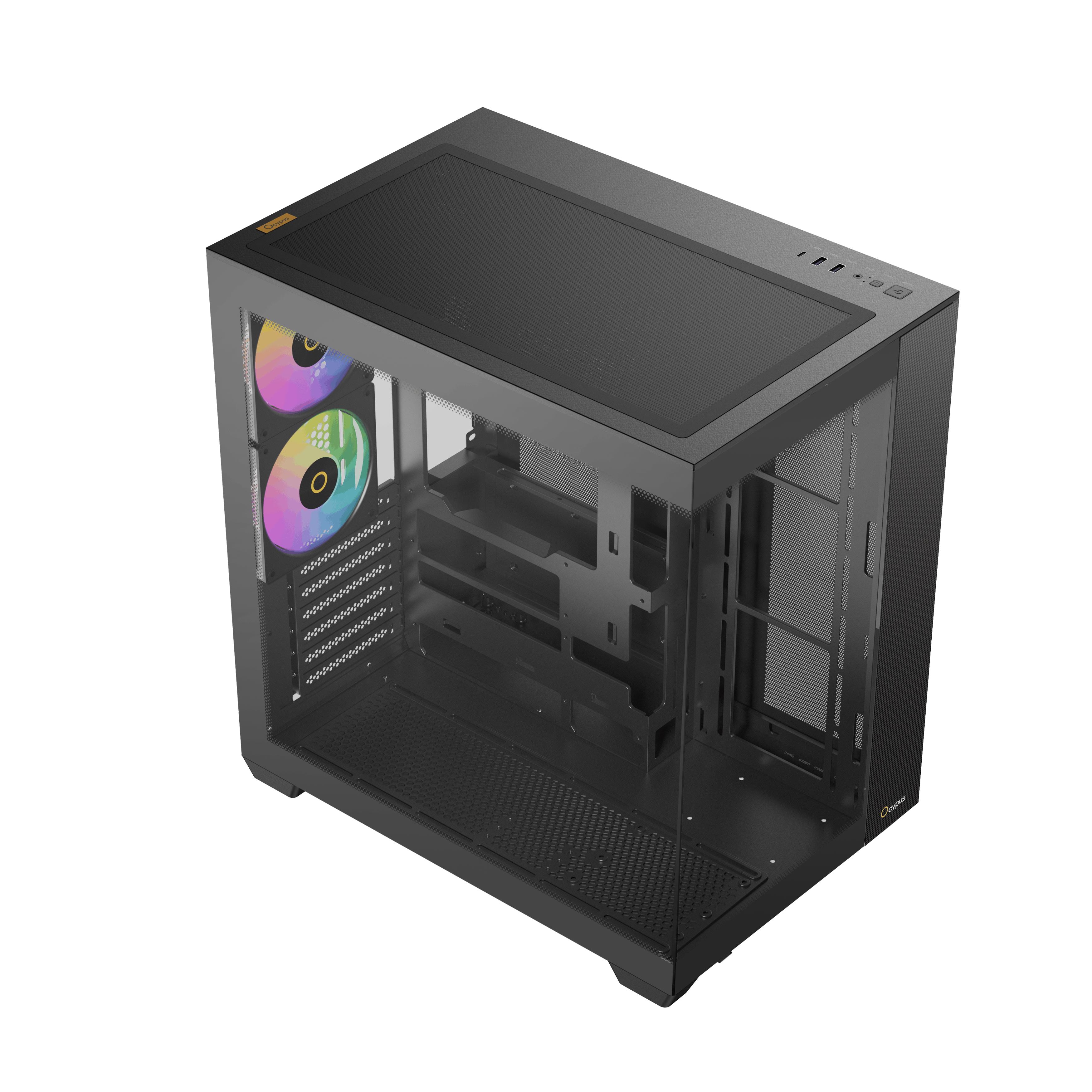 Ocypus Delta C74 ARGB PC Case - Tempered Glass Casing - Image 3