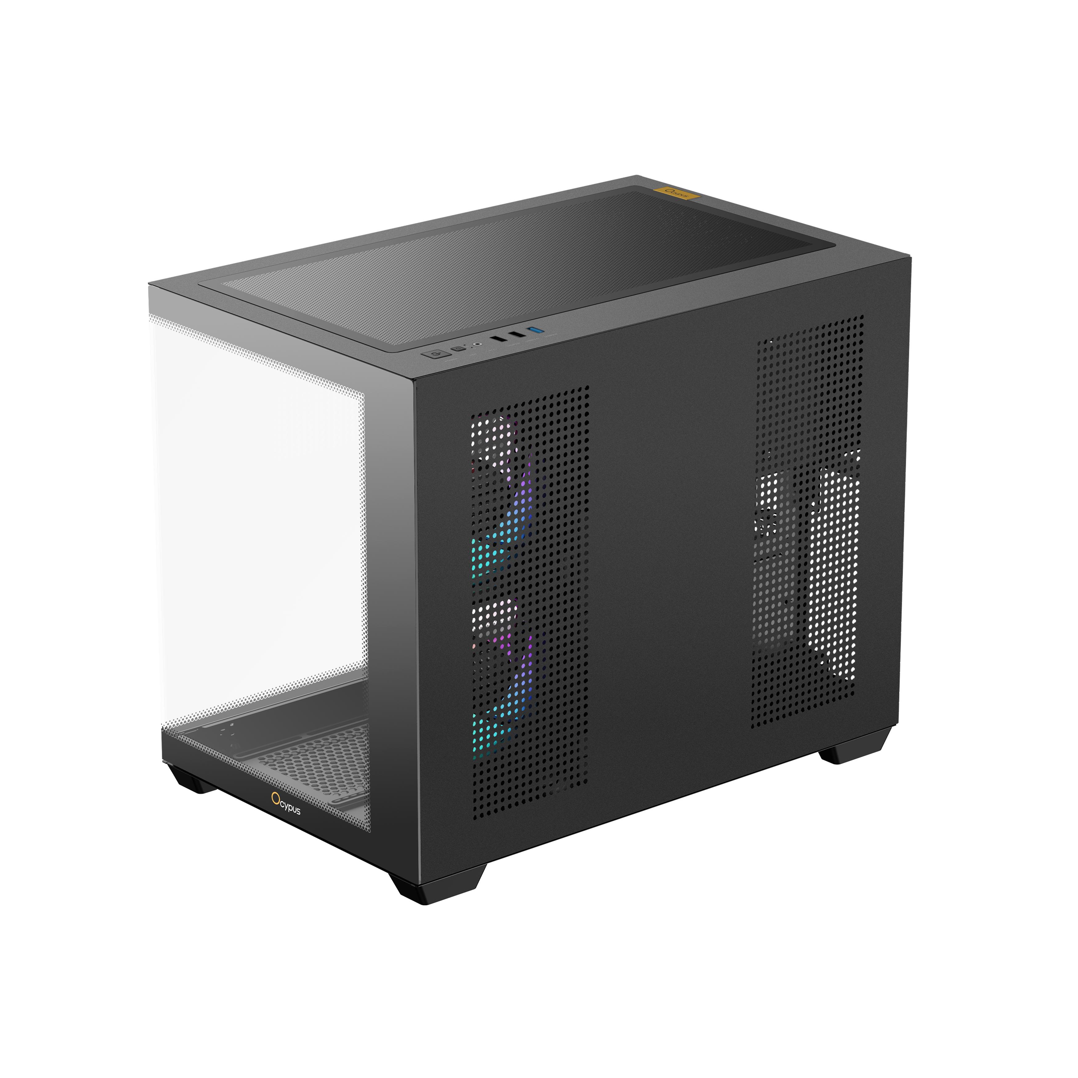 Ocypus Gamma C54 ARGB PC Case - Tempered Glass Casing - Image 3