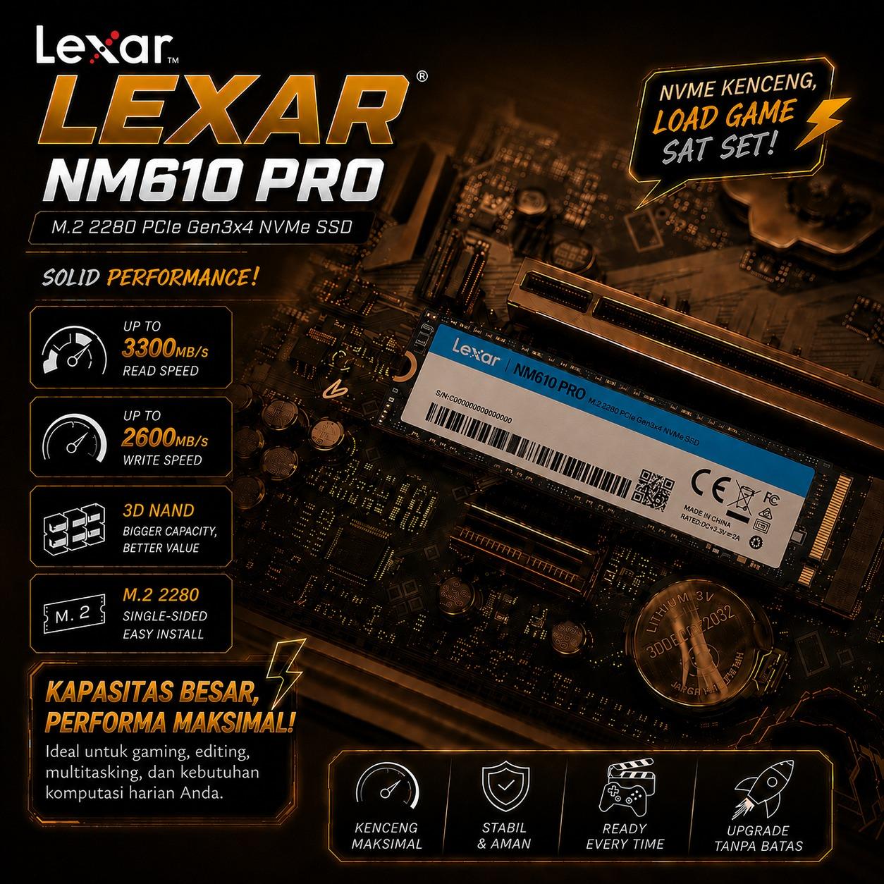 GAMING POINT TIMBER - PC Rakitan AMD Ryzen 5 5500 | GeForce RTX 5060 8GB | 16GB DDR4 | SSD NVMe 1TB - Image 5