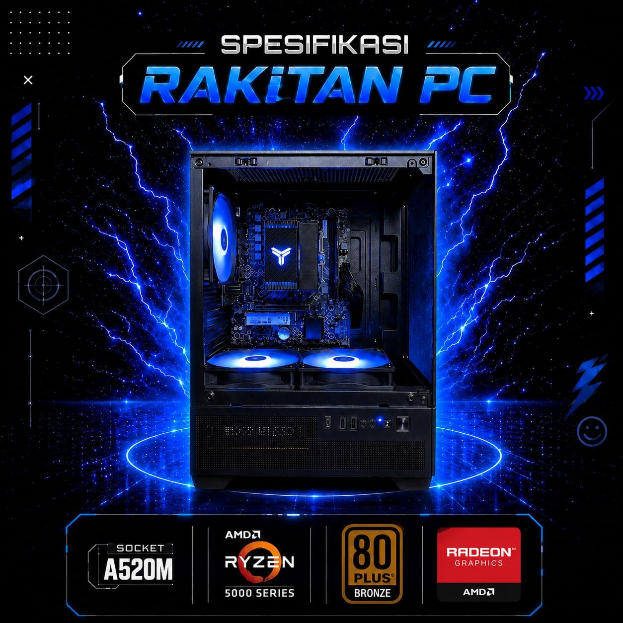 GAMING POINT AURA - PC Rakitan AMD Ryzen 5 5600GT | 16GB DDR4 | SSD NVMe 1TB - Image 2