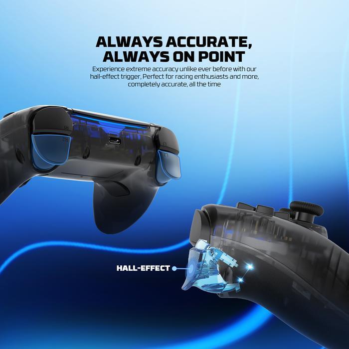 Gamepad Fantech NOVA II D WGP16D Hall Effect Analog & Optical Trigger - Wireless Gaming Controller PC/ PS/ Android - Image 2