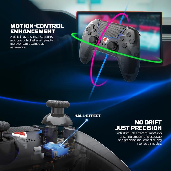Gamepad Fantech NOVA II D WGP16D Hall Effect Analog & Optical Trigger - Wireless Gaming Controller PC/ PS/ Android - Image 3