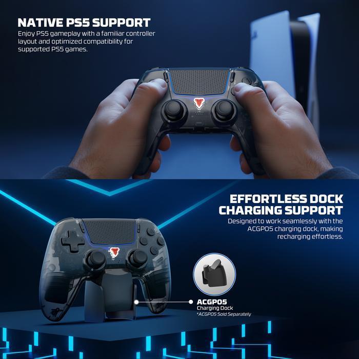 Gamepad Fantech NOVA II D WGP16D Hall Effect Analog & Optical Trigger - Wireless Gaming Controller PC/ PS/ Android - Image 4