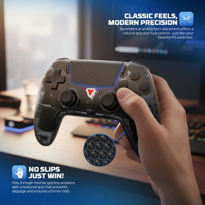 Gamepad Fantech NOVA II D WGP16D Hall Effect Analog & Optical Trigger - Wireless Gaming Controller PC/ PS/ Android - Image 7