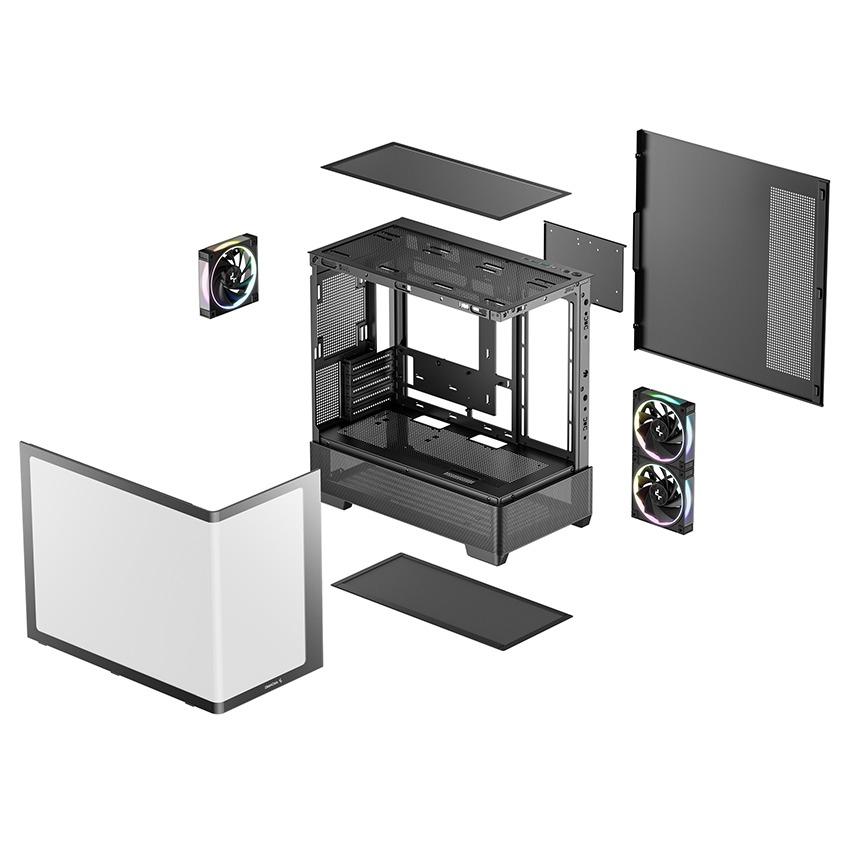 DeepCool CG380U 3F PC Case - Tempered Glass Casing - Image 8