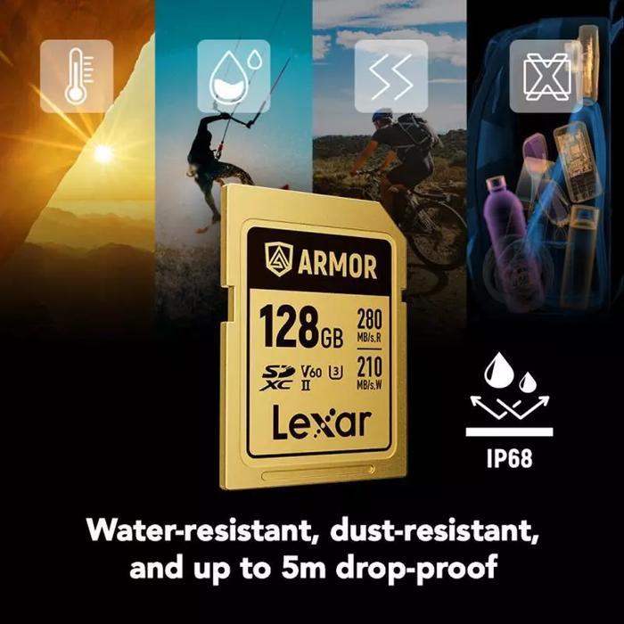Lexar Armor Gold SDXC UHS-II 128GB - Memory SD Card 128 GB - Image 2
