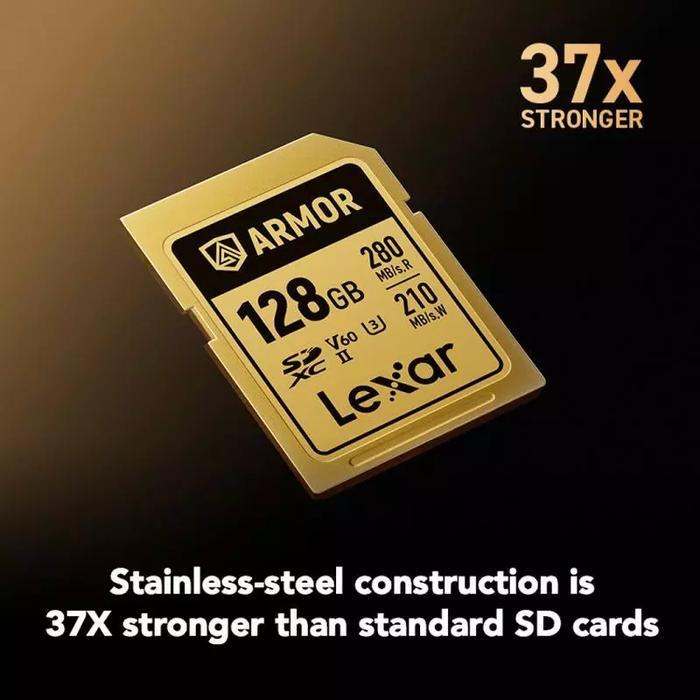 Lexar Armor Gold SDXC UHS-II 128GB - Memory SD Card 128 GB - Image 3