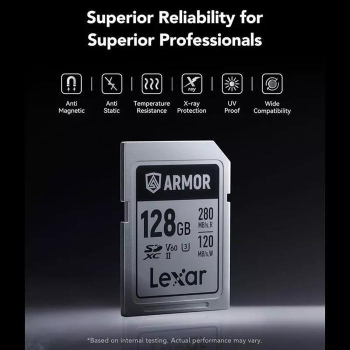 Lexar Armor Silver Pro SDXC UHS-II 256GB - Memory SD Card 256 GB - Image 2