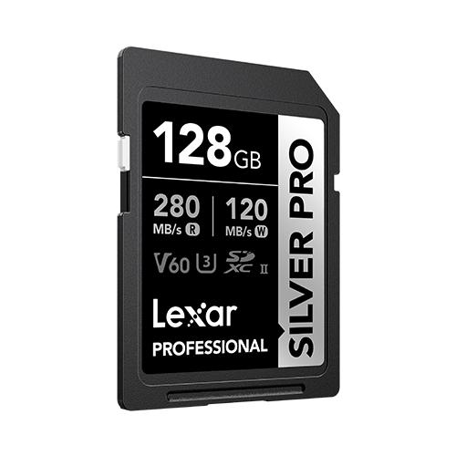Lexar Professional Silver Pro SDXC UHS-II V60 128GB - SD Card 128 GB - Image 2