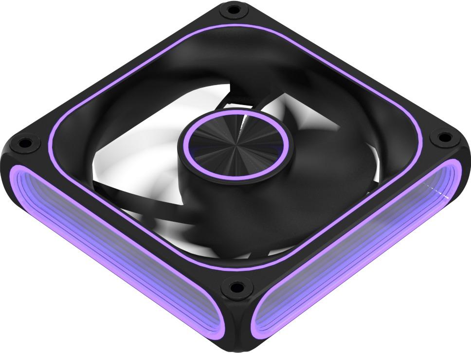 Formula V-Line Air Fusion 1 LT ARGB PWM Reverse Blade Cooler Fan Case 12cm - Fan Casing 120mm - Image 5