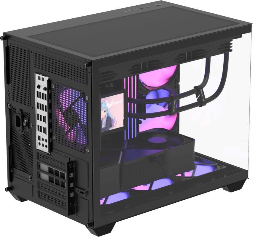 Formula V-Line Crystal Z2M Plus AR V2 ARGB PC Case - Tempered Glass Casing - Image 5