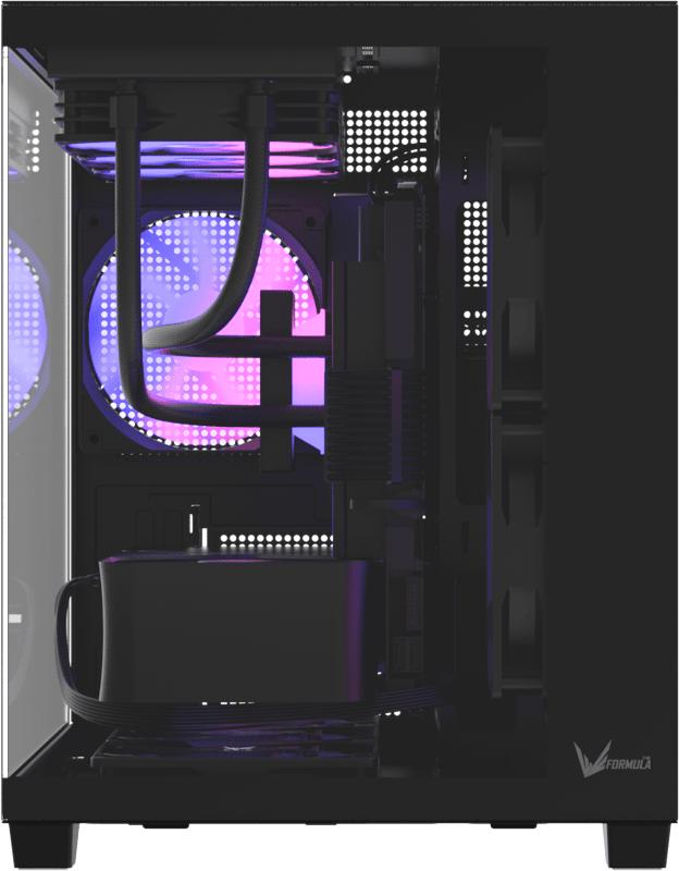 Formula V-Line Crystal Z2M Plus AR V2 ARGB PC Case - Tempered Glass Casing - Image 7