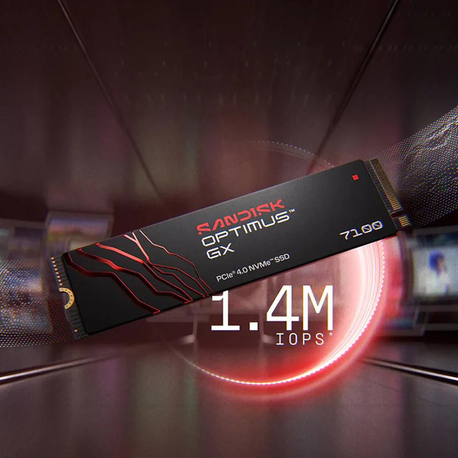 Sandisk Optimus GX 7100 M.2 Pcie Gen4 NVMe 2280 500GB - M2 500 GB - Image 4