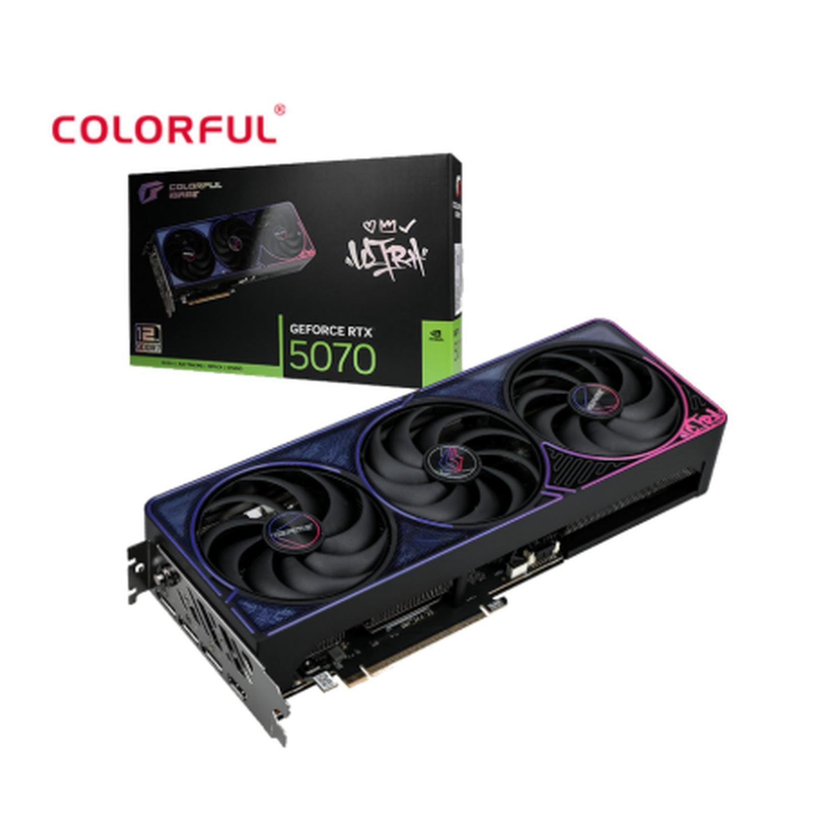 VGA Colorful IGame GeForce RTX 5070 Ultra OC 12GB - 12 GB GDDR7 - Image 2