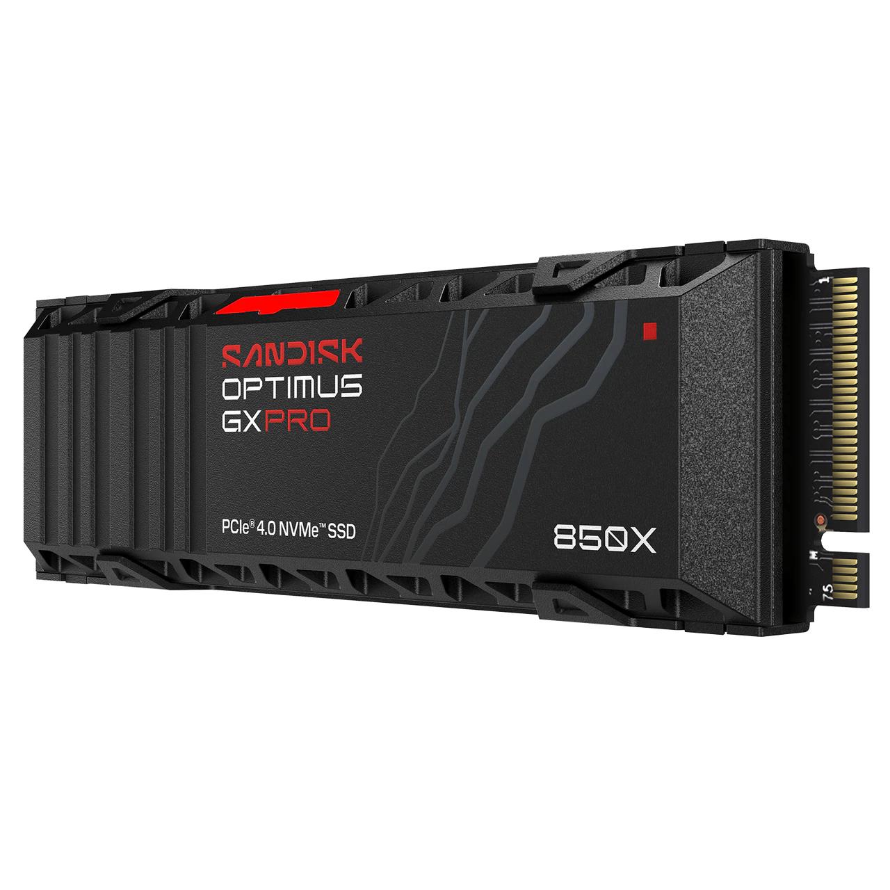 SSD Sandisk Optimus GX PRO 850X Heatsink M.2 Pcie Gen4 NVMe 2280 8TB - M2 8TB - Image 2