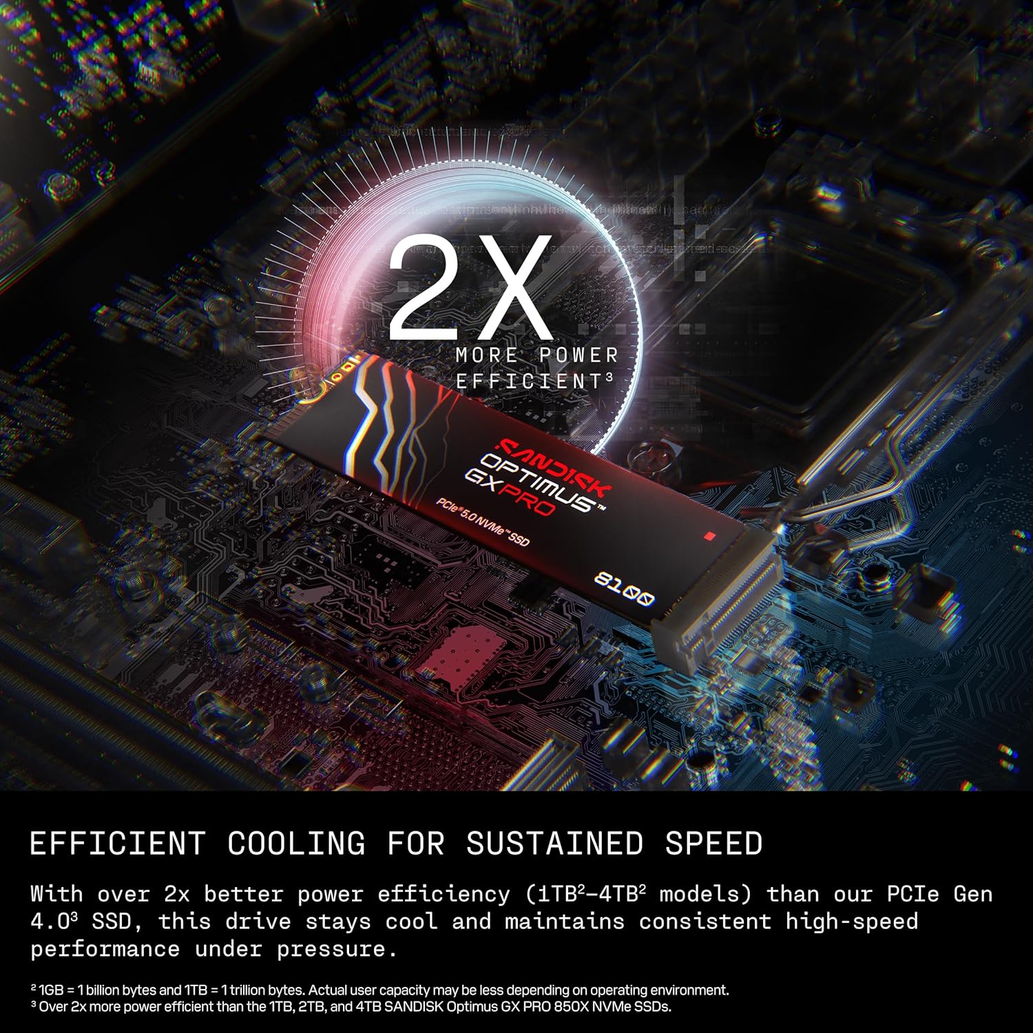 SSD Sandisk Optimus GX Pro 8100 M.2 Pcie Gen5 NVMe 2280 8TB - M2 8TB - Image 5